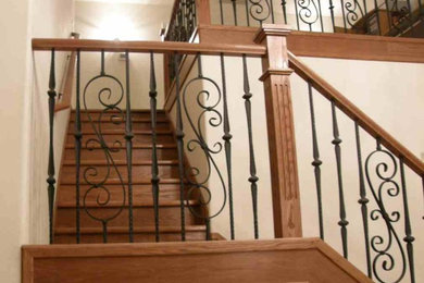 This is an example of a classic staircase in Phoenix.