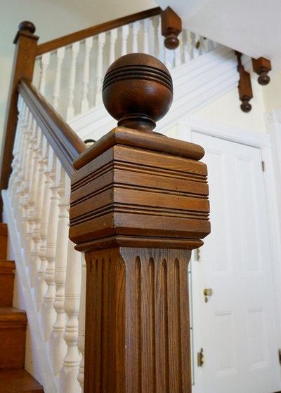 Traditional Staircase by Restoring our 1890 Victorian