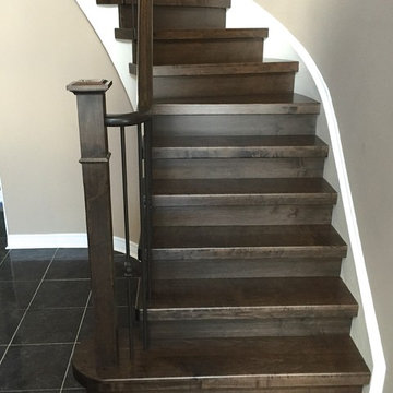 Before & After Refurbished Stairs