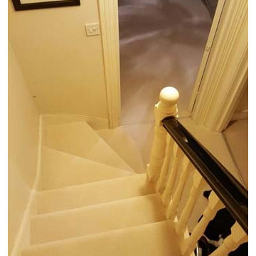 Beige Carpet to Stairs in North London