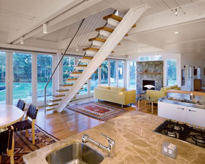 Contemporary Staircase by Bernard Marson, Architect