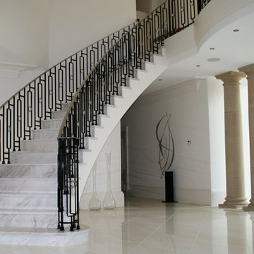 Bespoke Balustrade with Stainless steel Handrail