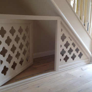 Bespoke dog pen and staircase design