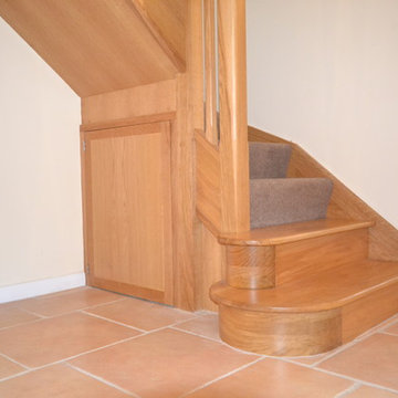 Bespoke oak staircase for bungalow loft conversion