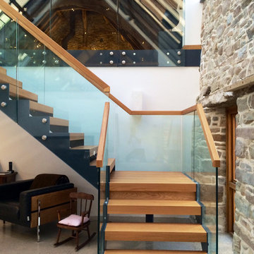 Bespoke Staircase - Barn Conversion Cornwall