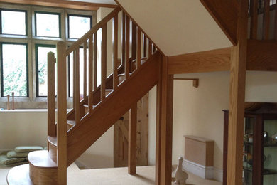 Photo of a contemporary staircase in West Midlands.