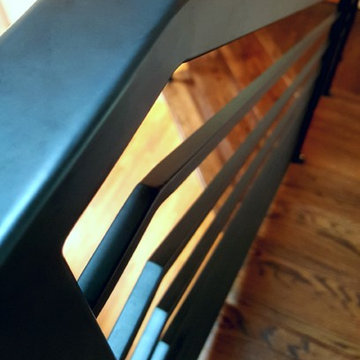 Black Powder Coated Railing