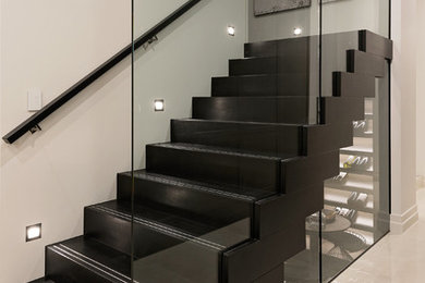 Photo of a contemporary staircase in Adelaide.