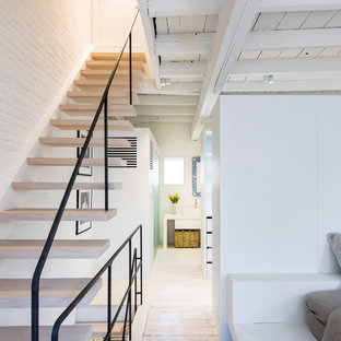 Réalisation d'un petit escalier nordique.