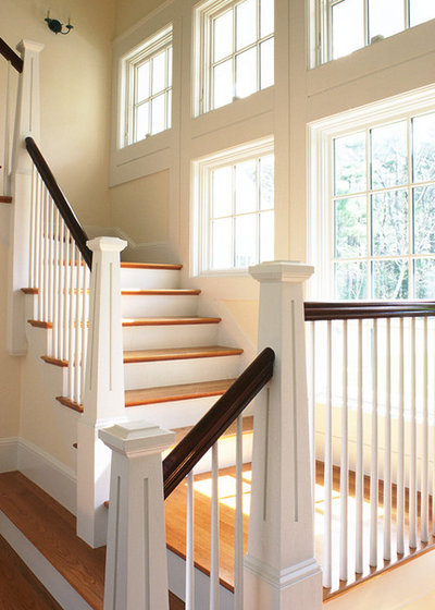 Traditional Staircase by Eck | MacNeely Architects inc.