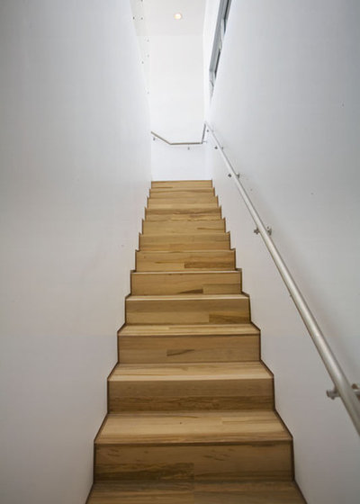 Modern Staircase by Baldridge Architects
