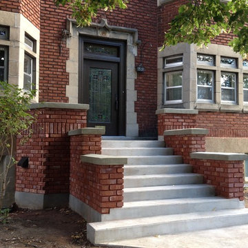 Brick Staircase and Balustrade
