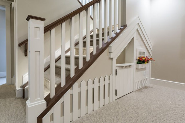 Traditional Staircase by Marre Design Group