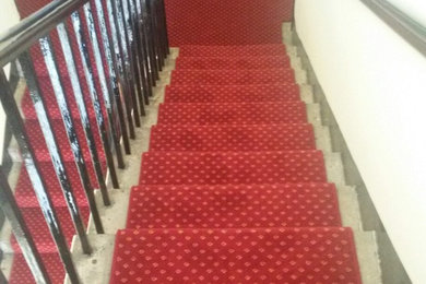 Brintons Marquis carpet supplied and fitted to stairs and landings.