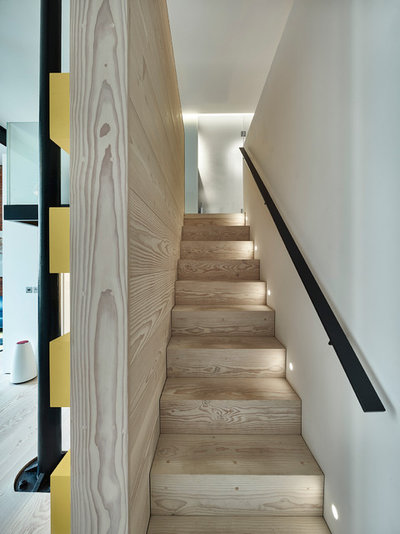 Contemporary Staircase by Scott Donald Architecture