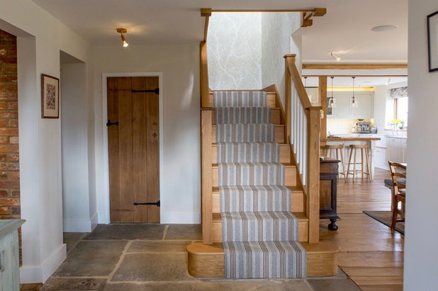 Country Staircase by Walk Interior Architecture & Design