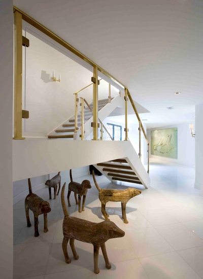 Contemporary Staircase by BROWN DAVIS ARCHITECTURE & INTERIORS