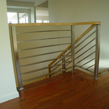 Brushed Stainless Steel Handrail