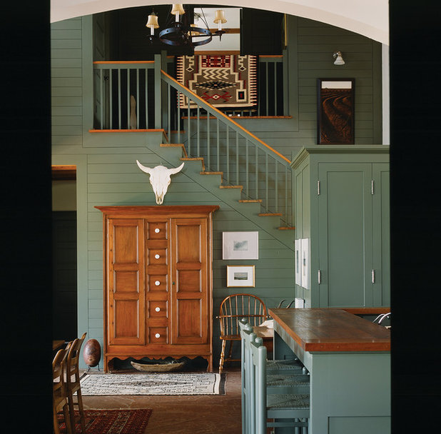 Farmhouse Staircase by Michael G Imber, Architects