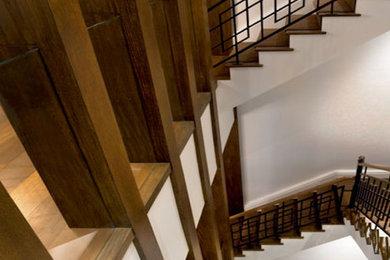 Inspiration for a world-inspired staircase in New York.