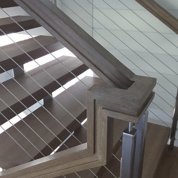 Cable Stair - Glass Guard Rail