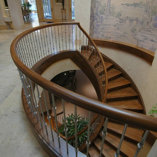 Elegant staircase photo in Minneapolis