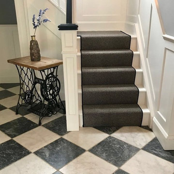 Carpet stair runners with whipped edges in London, Surrey & Berkshire