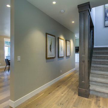 Carpeted staircase, Bend, Oregon