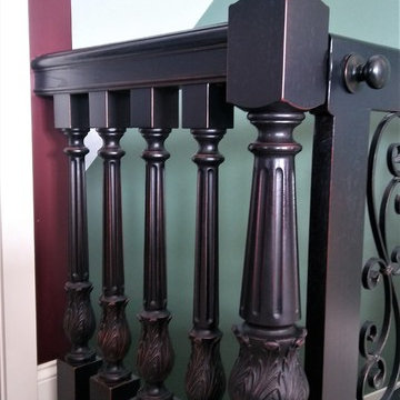 Carved Fluted Newel