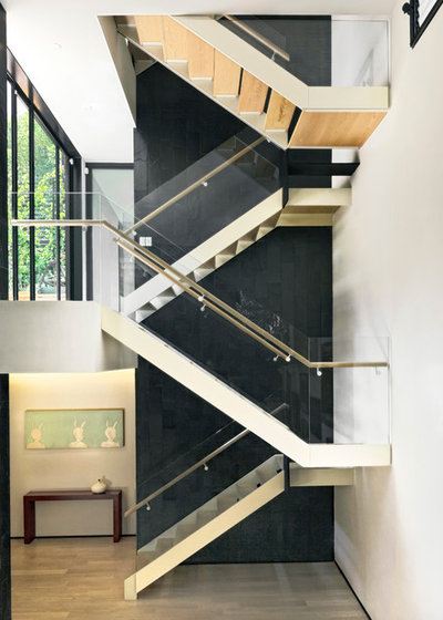 Contemporary Staircase by PAUL CREMOUX studio