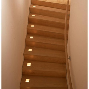 This is an example of a modern staircase in San Francisco.