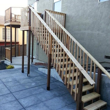 Cedar staircase