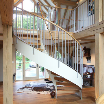 Cedarwood Spiral Staircase