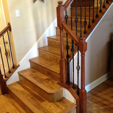 Chalet Natural Hickory Stairs