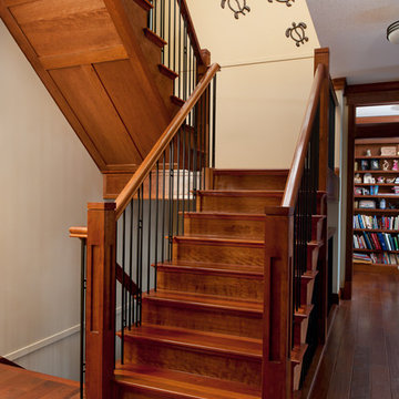 Cherry and Jatoba Stair