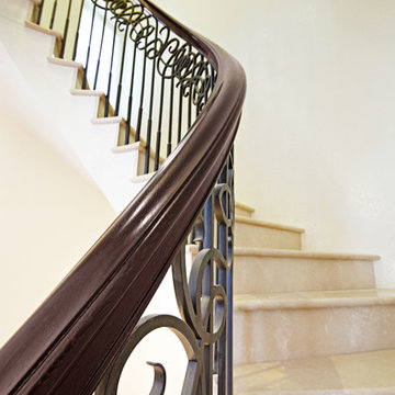 Chesterfield Hill London -  Traditional Style Helical Staircase