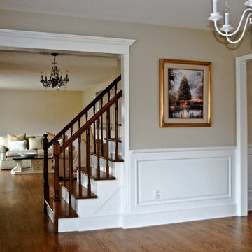 Classic Colonial Raised-Panel Wainscoting