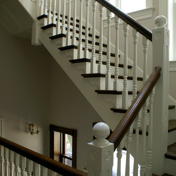 Classic Stair with Back Paneling