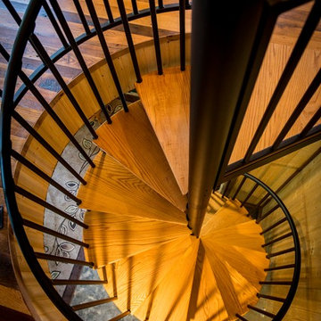 Classic Steel Spiral Staircase