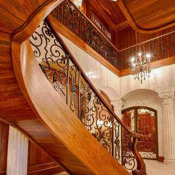 Classical Curved Stairs