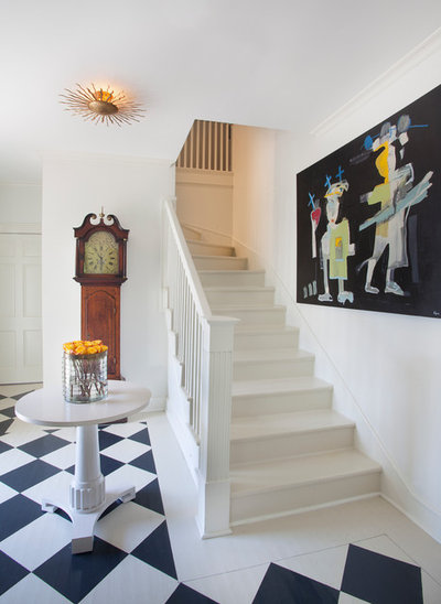 Traditional Staircase by TY LARKINS INTERIORS