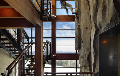 Homes Get a Lift From Climbing Walls