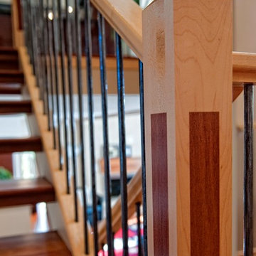 Close-up of Staircase Railing