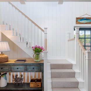 This is an example of a beach style staircase in Devon.