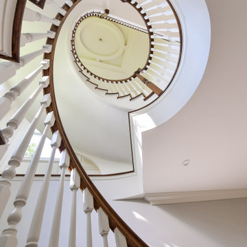 Colonial Home: Main Stair & Ceiling Detail