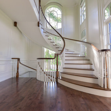 Colonial Home: Stair Landing & Windows