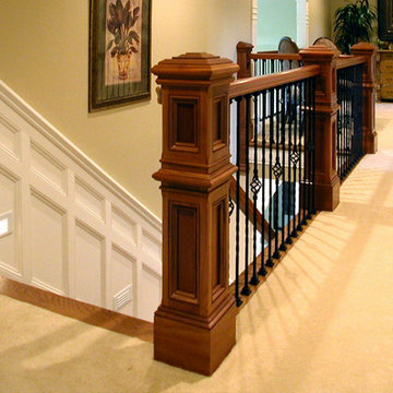 Complete Staircase, Paneling and Columns Remodel