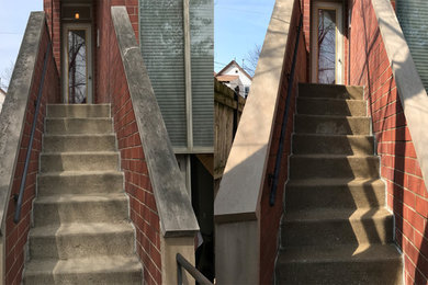 Example of a staircase design in Chicago
