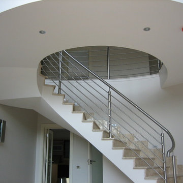 Concrete Stairs in Marble Finish