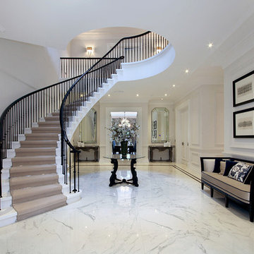 Concrete stairs in Virginia water